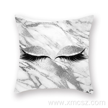 Custom gold stamping eyelash cushion cover